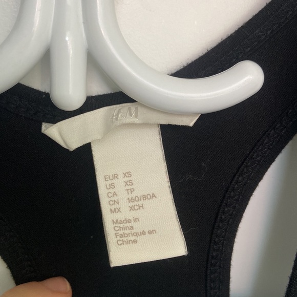 H&M black ribbed midi dress - Picture 2 of 4